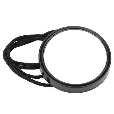 Espejo retrovisor para buceo Espejo retrovisor ajustable 360 grados con cordón Accesorio de buceo Negro