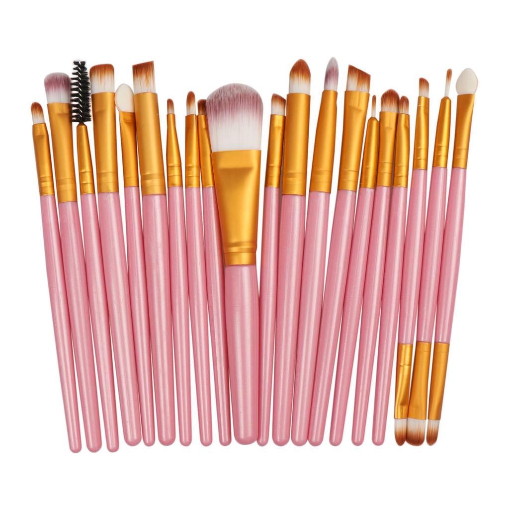 Buy 20Pcs Profesional Makeup Brush Set Synthetic Foundation Powder