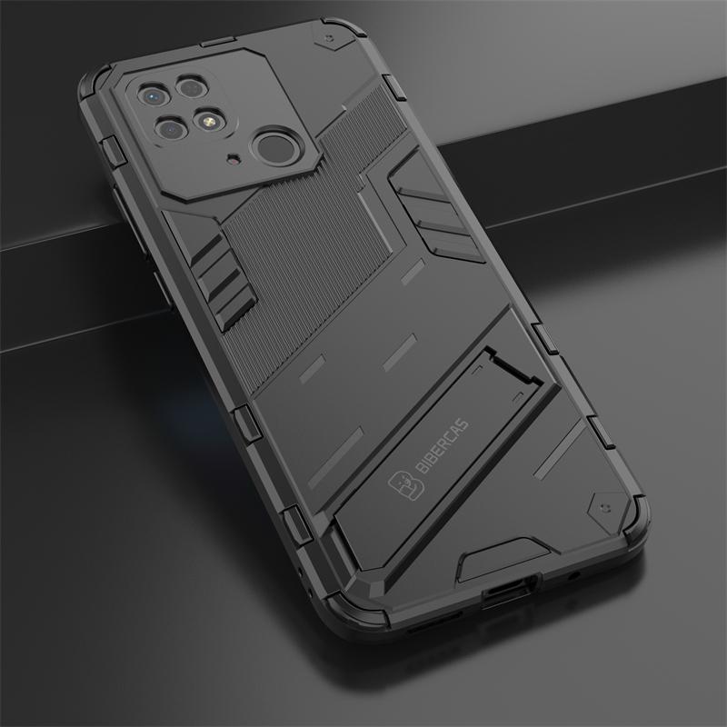 Phone Holder Case For Xiaomi Redmi 10C Case Bumper Hard Armor Full Back Cover For Redmi 10C Case For Redmi 10C 10A 10 9 9C 9A 9T