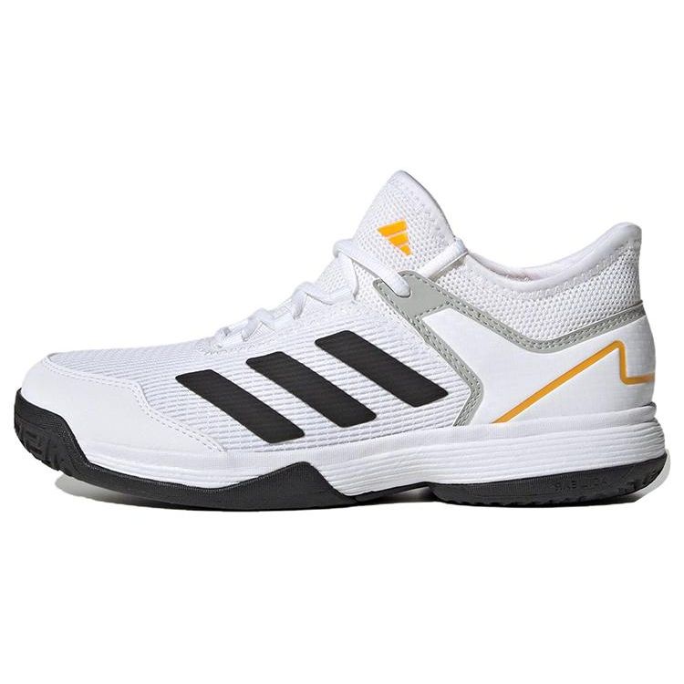 Adidas Adizero Ubersonic 4 J White Black Solar Gold Kids Sneakers Cloud-White Core-Black HP9700 36⅔