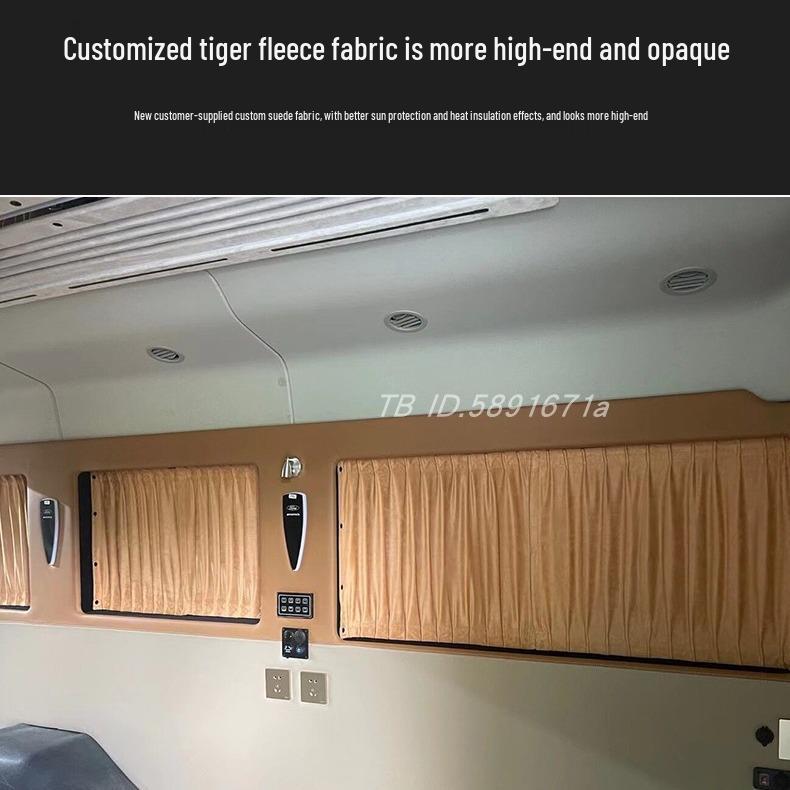 Ford Transit Tourneo Maxus V90 V80 Suede Sunshade Curtains