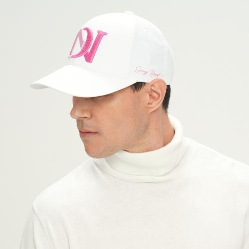 Deinog Big Logo Embroidered Ball Cap White