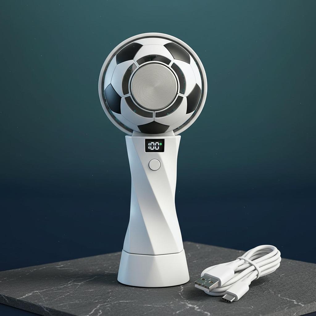 Portable Handheld Fan - 5 Gear High Speed 3000mAh Rechargeable Mini Personal Hand Fan Blow Cold Air, Battery Operated Travel Essentials
