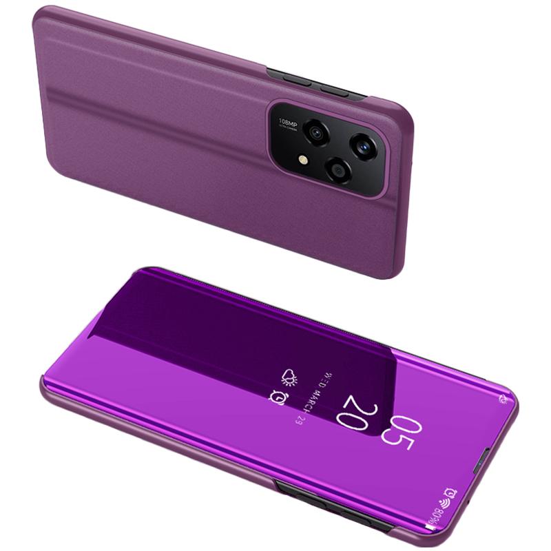 Für Honor 200 Lite Hülle Sichtfenster Ständer Leder Klapphandyhülle