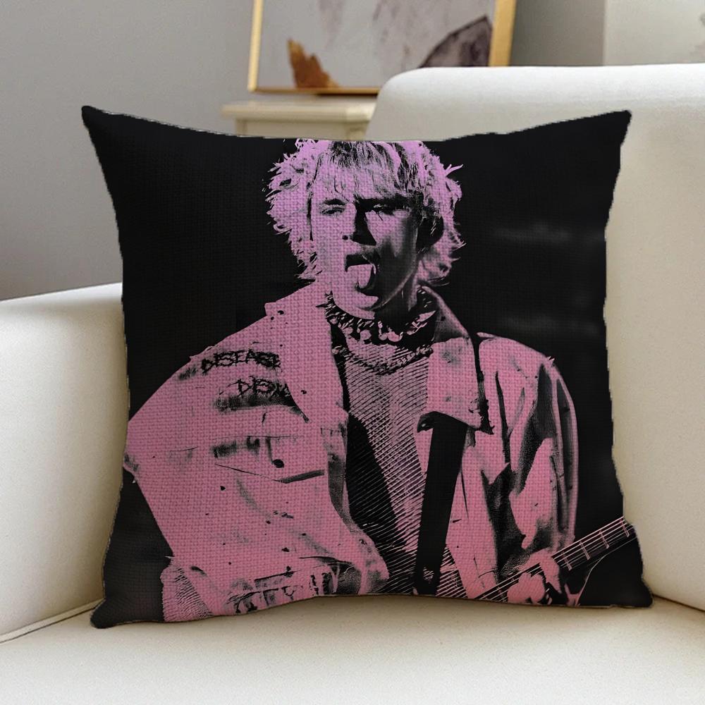Mgk Colson Baker Machine Gun Kelly-Y Cushion Cover Natural Linen Pillowcase Set, All-In-One Decor For Sofa, Bedroom & Chair
