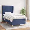 3128507 vidaXL Divan Bed with Mattress Blue 100x200 Cm Fabric