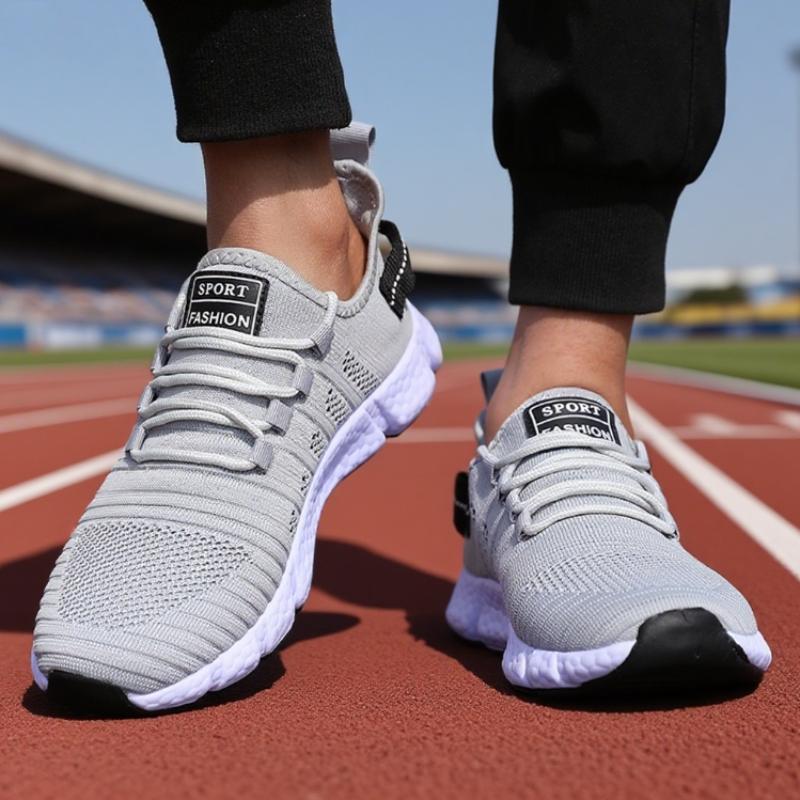 Men's Running Shoes Summer Soft Soled Cushioned Breathable Casual Shoes 2025 Fashion Forward Outdoor Non-Slip Exercise Sneakers