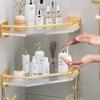 Practical Bathroom Shelves Wall-mounted Triangle Storage Rack Shampoo Storage Rack  Household