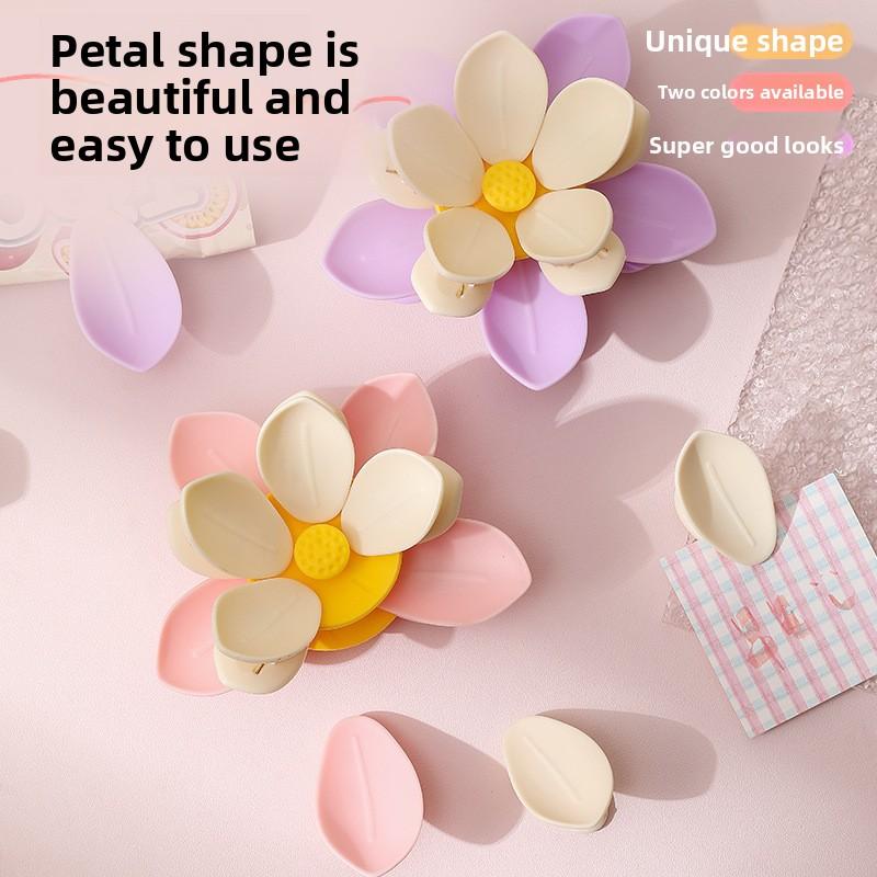 Lotus Magnetic Fridge Magnets, Household Kitchen Snack Bags, Moisture-proof Sealing Clamps, Three-dimensional Food Preservation Sealing Devices