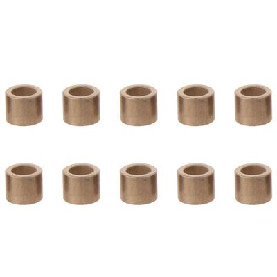 10pcs Sintered Bronze Self-Lubricating Bushings Gold Bronze Bushings Ball Bearing  Machine Tools