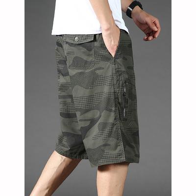 Men's Shorts Print Casual Short Pants Knee Shorts Sprots Pants