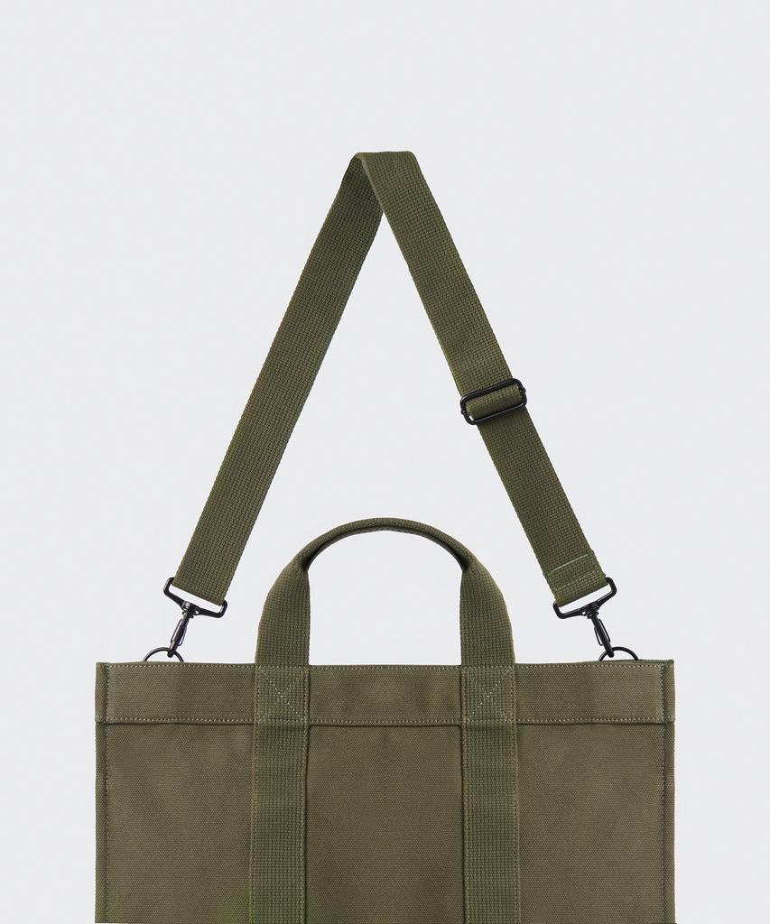 Musinsa Standard Heavy Canvas Square Tote Bag [Khaki]