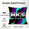 Luxury H-H-Hks Cool Pillow Case Square Double‑Sided Print Cushion Case For Sofa Home Bedchamber Decor Gift