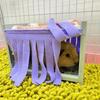 4 stücke Meerschweinchen Dutch Pig Ecke Versteck Haus Hohe Niedrigen Bett Fransen Tür Vorhang