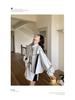 Light Gray Casual Sports Sweater & Contrast Short Skirt Set 2025