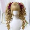 Cosplay Princess Cut Double Ponytail Synthetic Halloween Harajuku Wig Lolita Wig with Bangs  Party
