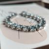 Silver Bracelet with Natural Topaz 24.425ct, Item Weight 17.66 Gr (2190929)
