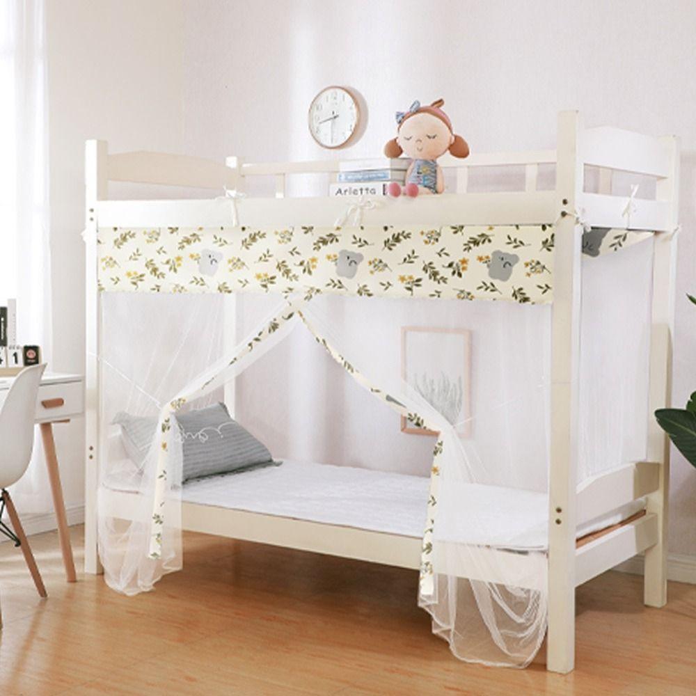 

Polyester Fabric Dustproof Top Mosquito Net Square Summer Netting Anti-Mosquito Mosquito Net Home 1.0*1.6m-Style C
