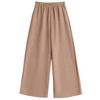Pantaloni Larghi Estivi Abbigliamento Donna Taglie Forti Casual Larghi Vintage Vita Alta Pantaloni Neri
