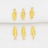 50Pcs Feather Charm Hanging Pendant For Craft Project Necklace Jewelry Making Ethnic Costume And Clothing Decoration