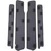Freed GT Series Compatible Door Entrance Scratch and Stain Resistant Side Step Set Mats, Mats, 4-Piece (Checked)