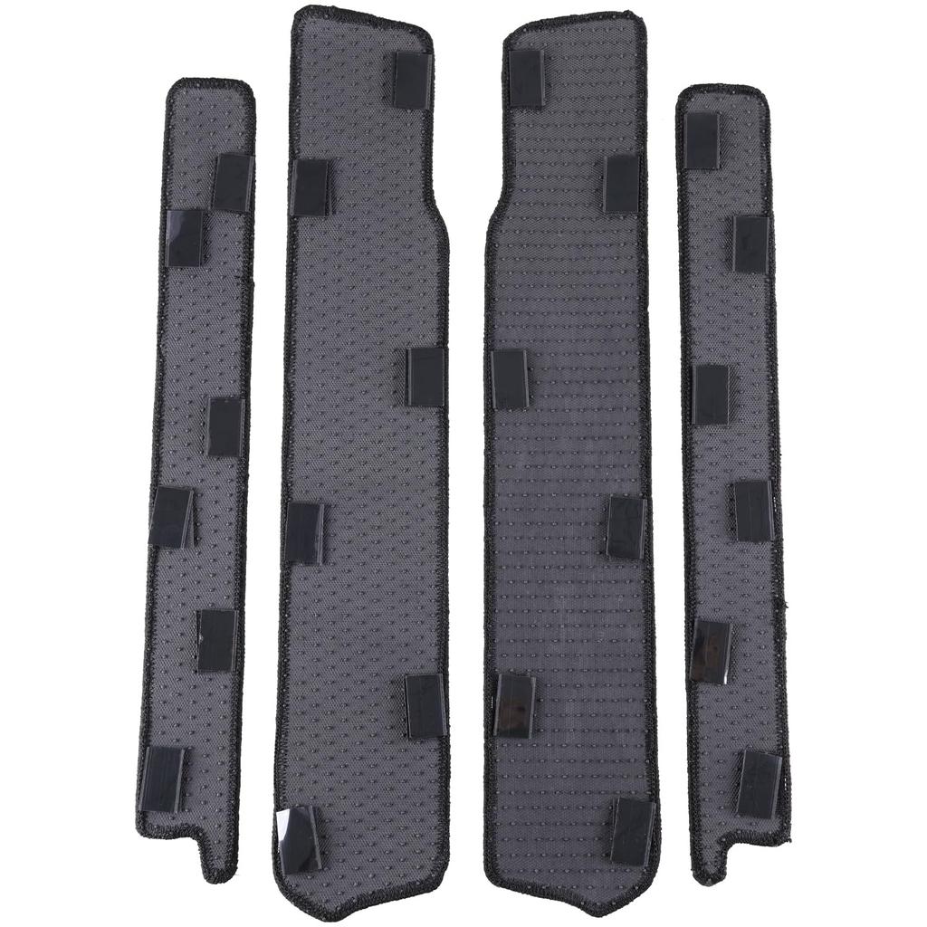 Freed GT Series Compatible Door Entrance Scratch and Stain Resistant Side Step Set Mats, Mats, 4-Piece (Checked)