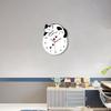 Lazy Kitten Hanging Clock Creative and Cute Cat Design Quiet Clock Living Room Bedroom Study Wall Decoration