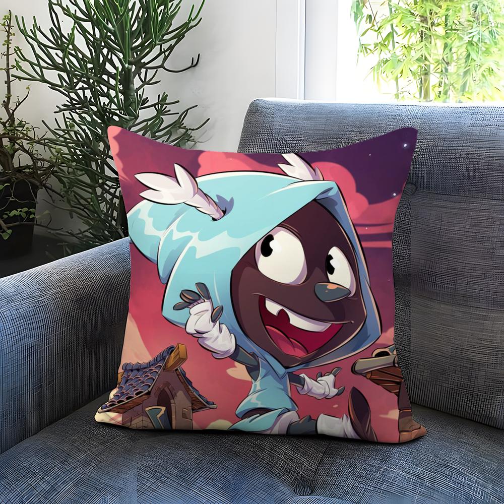 Game D-Dofus Cushion Cover Comfortable Reversible Pillow Cover Ideal for Car Sofa Bedroom & Beyond