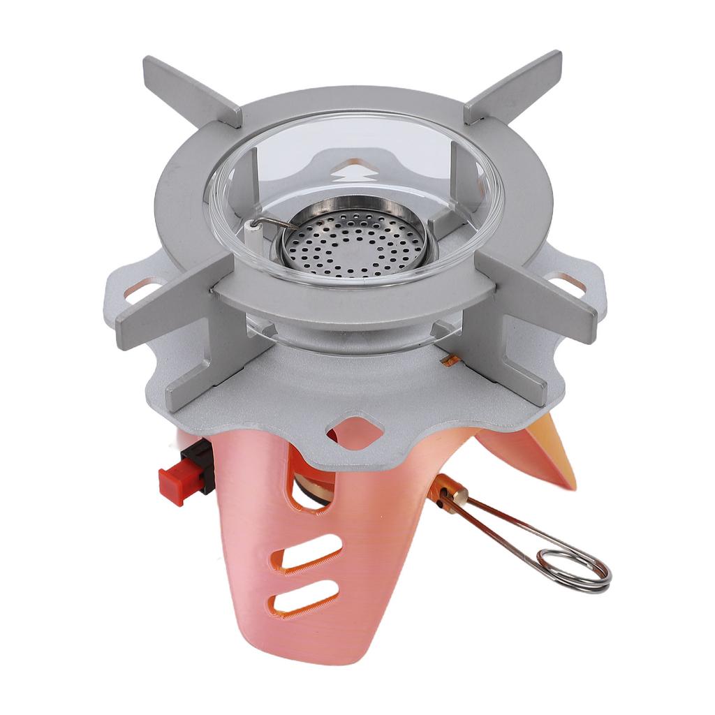Backpacking Stove Multifunctional Windproof Camp Gas Stove with Piezo Ignition for Picnic Travel
