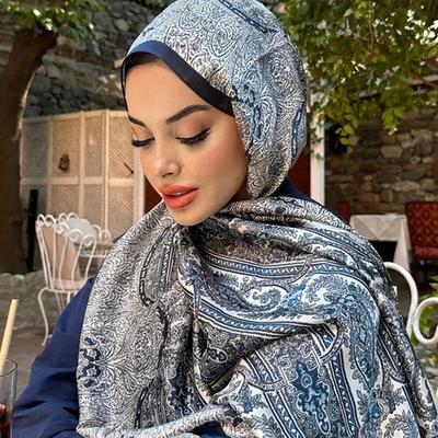 Shawl Bohemian Style Cashew Print Scarf Shawl Hijab Scarf Female Foulard Soft Turban Head Wraps