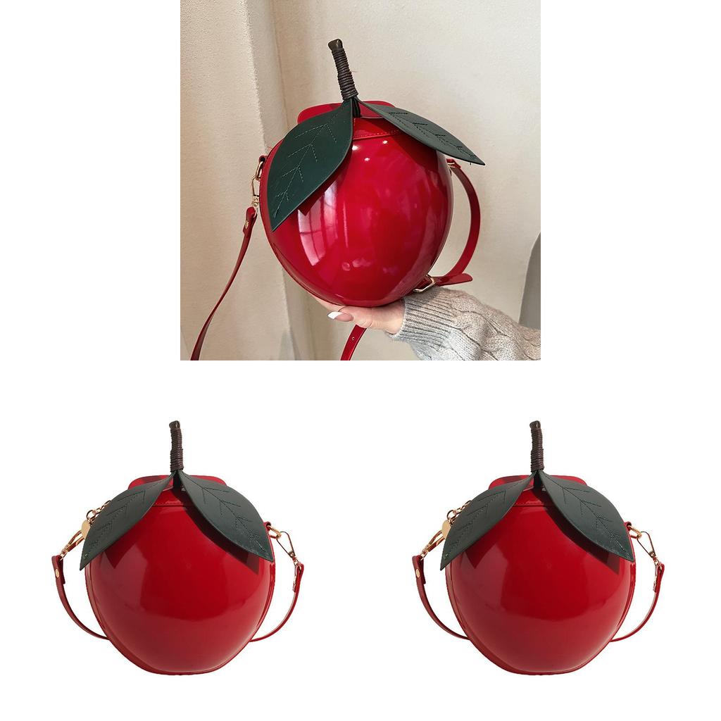 Creatieve Watermeloen Tas Voor Meisjes Pu Schattige Zoete Straatstijl Kleine Crossbody Portemonnee