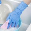 Nylonhandskar, Engångshandskar, Vattentäta, Städhandskar, Latexfria, Lämpliga för Inomhus- och Utomhusbruk, Diskning, Hemstädning, Handhållen Användning