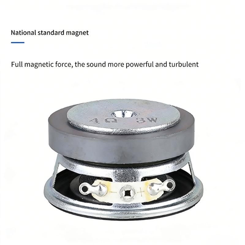 40mm 1.5inch Full Ranged Speaker With 4Ohm 3W Power Enhances Auditory Clarity And Metal Durability