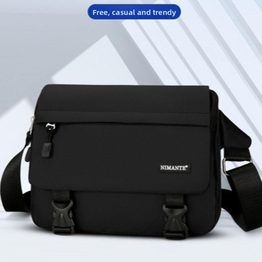 Large Capacity Student Shoulder Bag Waterproof Messenger Bag Men Crossbody Bag  School Office