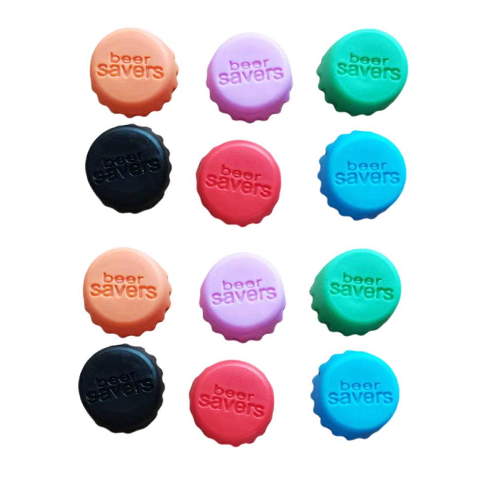 Silica Gel Bottle Cap Reusable Sealed Beer Cap Vinegar Soy Sauce Bottle Soda Cola Cap Wine Protective Stopper