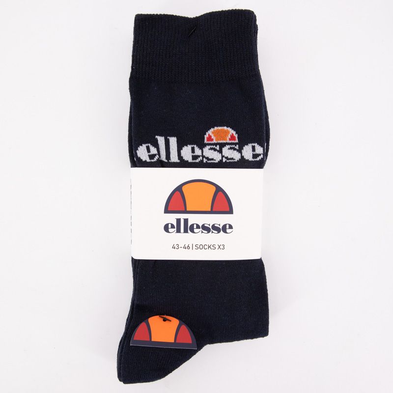 

Набор из 3 однотонных мужских носков для города ellesse 25756 Мужской ELLESSE 39/42 темно-синий