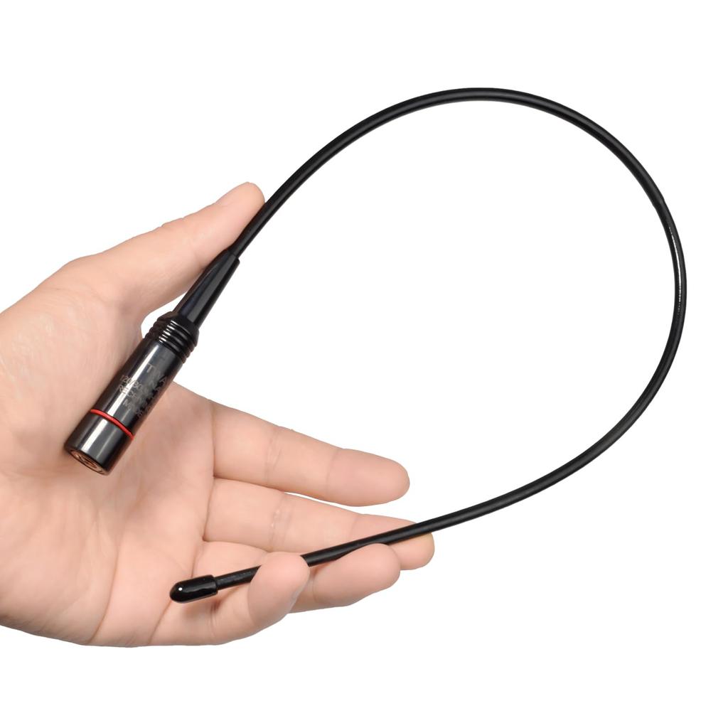 TWAYRDIO 120300MHz Airband Reception Handheld Antenna, SMA Connector, VUHF Airband Reception Only, 47cm, for Icom, Alinco, and Standard