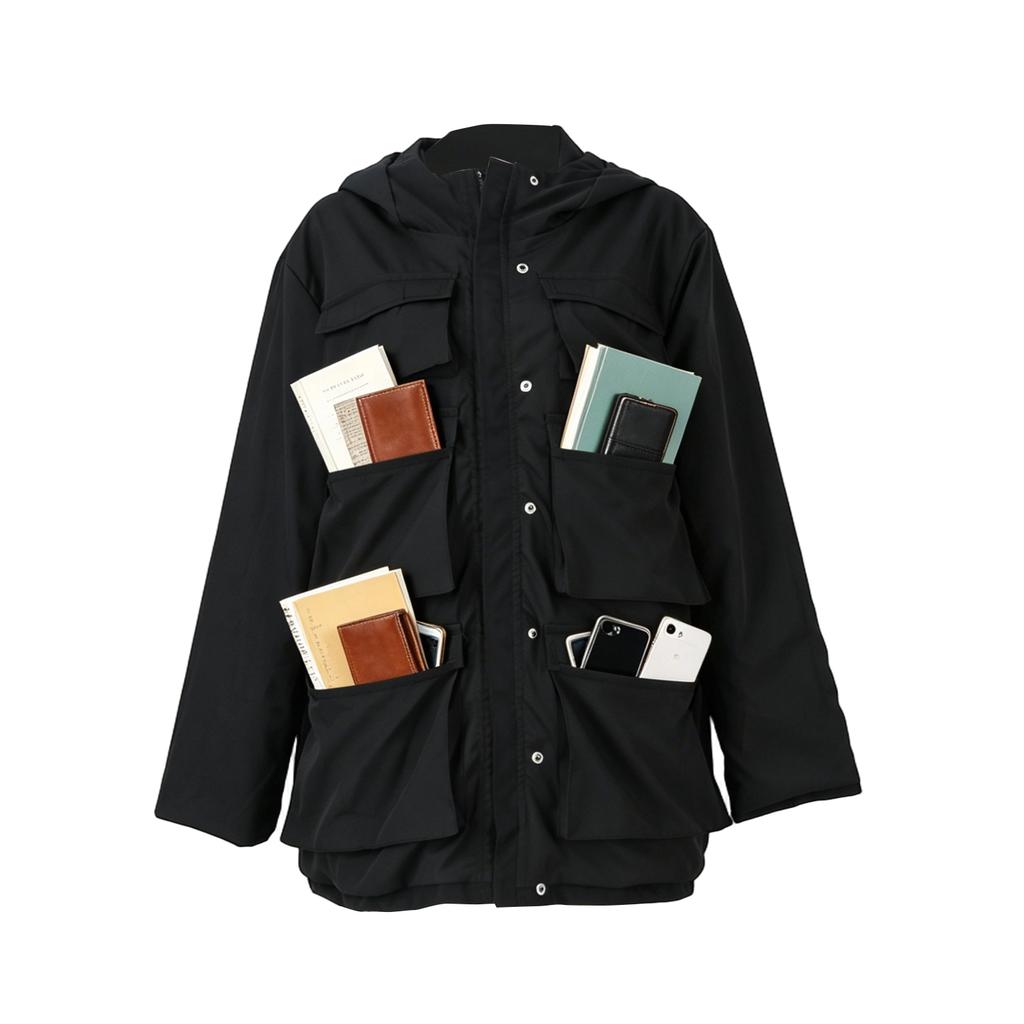 Giacca da Viaggio Unisex con 12 Tasche Capospalla Intelligente per Portare l'Essenziale Design Leggero per Viaggi e Uso Quotidiano