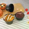 1/5PCS 100/200ML Baking Cups Muffin Pan Baking Occasions Compact Cupcake Molds For Air Fryers Compact Design Efficient Storage