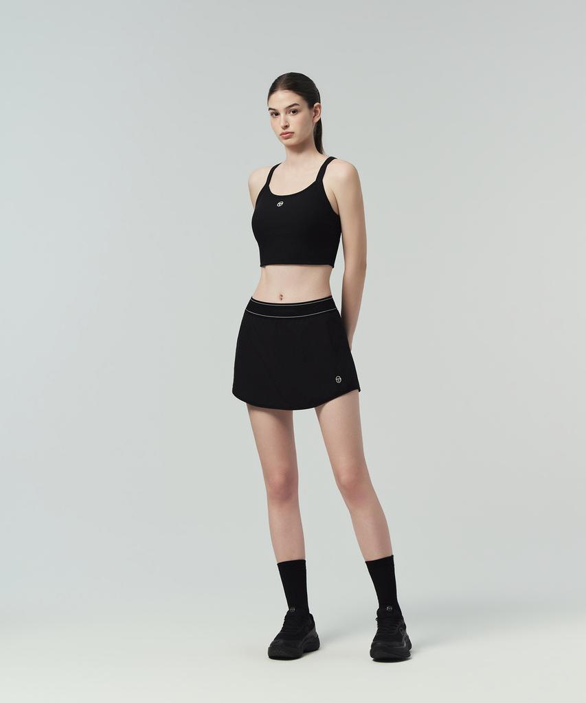SERGIO TACCHINI W Lightweight Woven Skirt (Black)