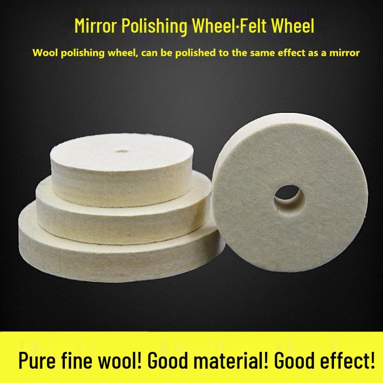 High-Density Fine Hair Wool Polishing Disc 25mm