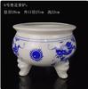 Jingdezhen Ceramic Incense Burner Blue and white porcelain candle stand Offering ornaments in front of Buddha