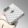 Witte Textuur Achtergrond Voor Apple Gehard Glas Gegalvaniseerd Telefoonhoesje Voor Samsung Galaxy S25 S24 S23 Ultra Plus FE Cover
