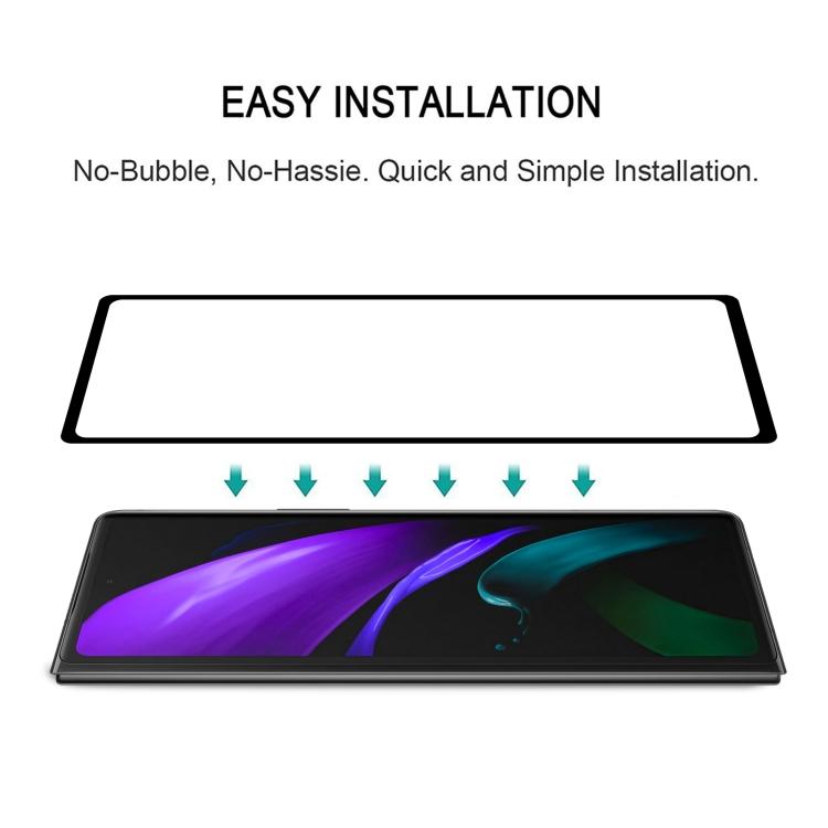 Full Glue Screen Tempered Glass Film For Samsung Galaxy Z Fold2 5G