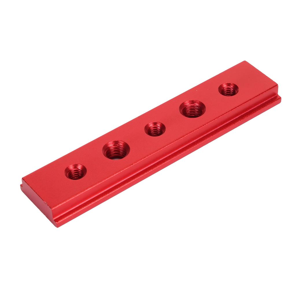 100mm T Slot Miter Track with Holes Aluminum Alloy Woodworking Chute Rail Electric Circular Saw Workbench Fixture