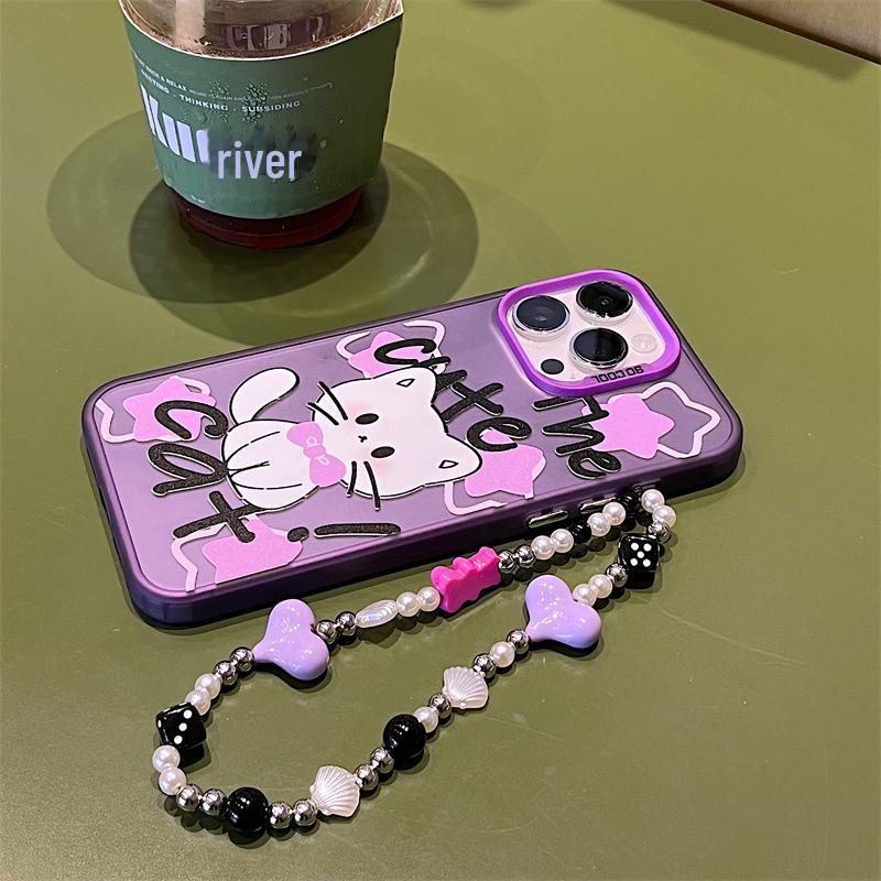 

Чехол-браслет Zhitai 14 для iPhone 12/13 Pro Max, iPhone 16 Pro и XS — матовый лазерный дизайн iPhone 7 Plus/8 Plus