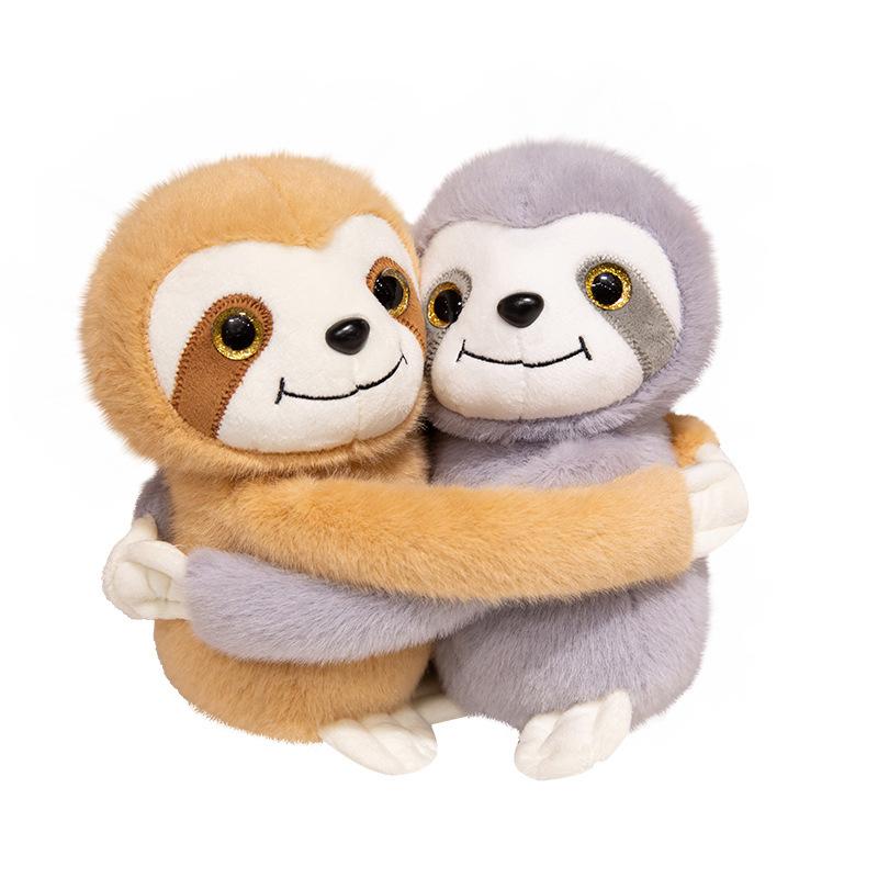 Cute cute sloth turtle doll plush toy little sheep monkey doll children's rag doll birthday gift