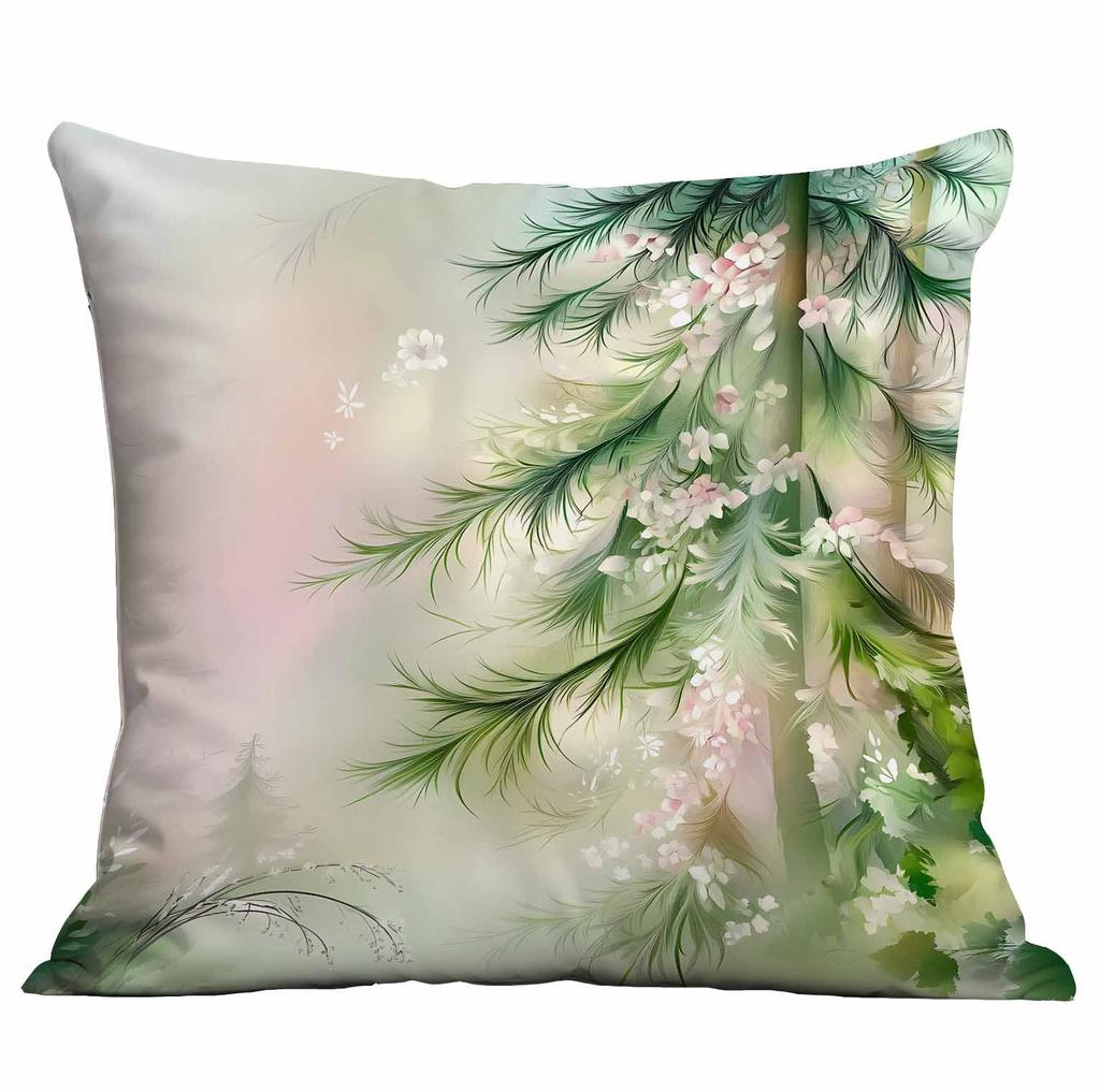 Nowa Piękna i Marzycielska Poszewka na Poduszkę w Kwiaty Domowa Poszewka na Poduszkę na Sofę