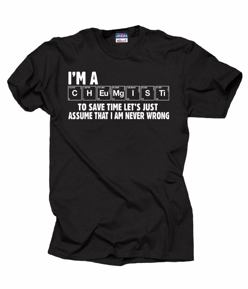 Chemist TShirt Gift For Chemist Funny Profession Tee Shirt Occupation Shirt S