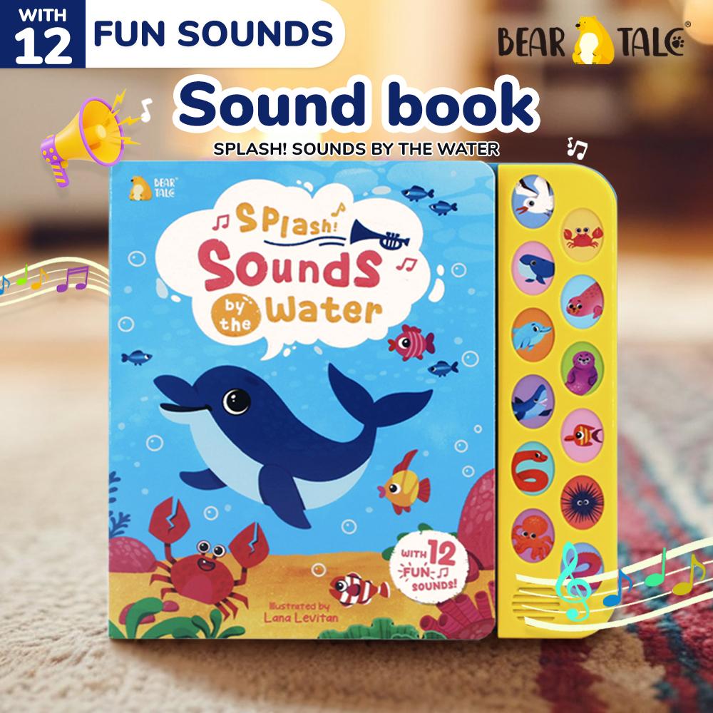 BEAR TALE Button Sound Book for Kids Age 0-3 years Early Education Book with Wild Animals Children s Audio Book 10 Pages Marine Animals